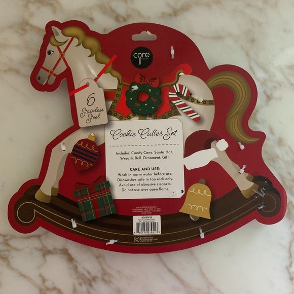 Stainless Steel Cookie Cutters, Comfort Grip Cutter, & 3 piece Bamboo Utensils - Picture 3 of 9